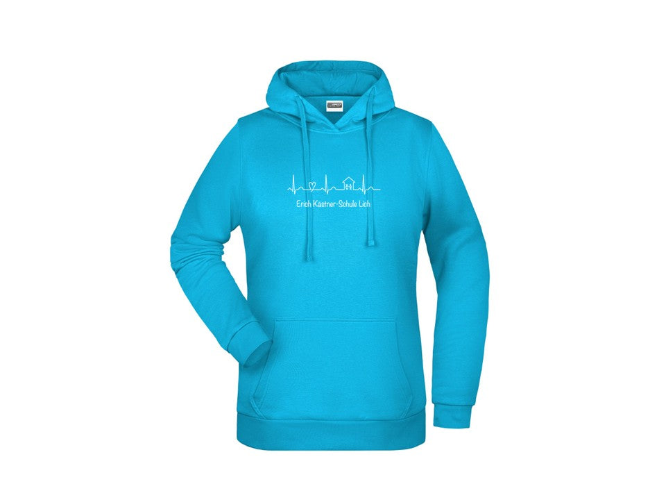 Damen Hoody - turquoise