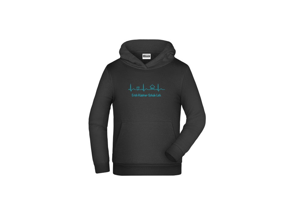 Kinder Hoody - schwarz