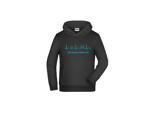 Kinder Hoody - schwarz